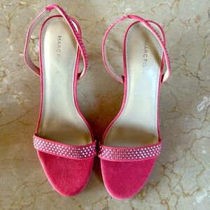 Marc Fisher Betila open toe sling back heel size 9.5